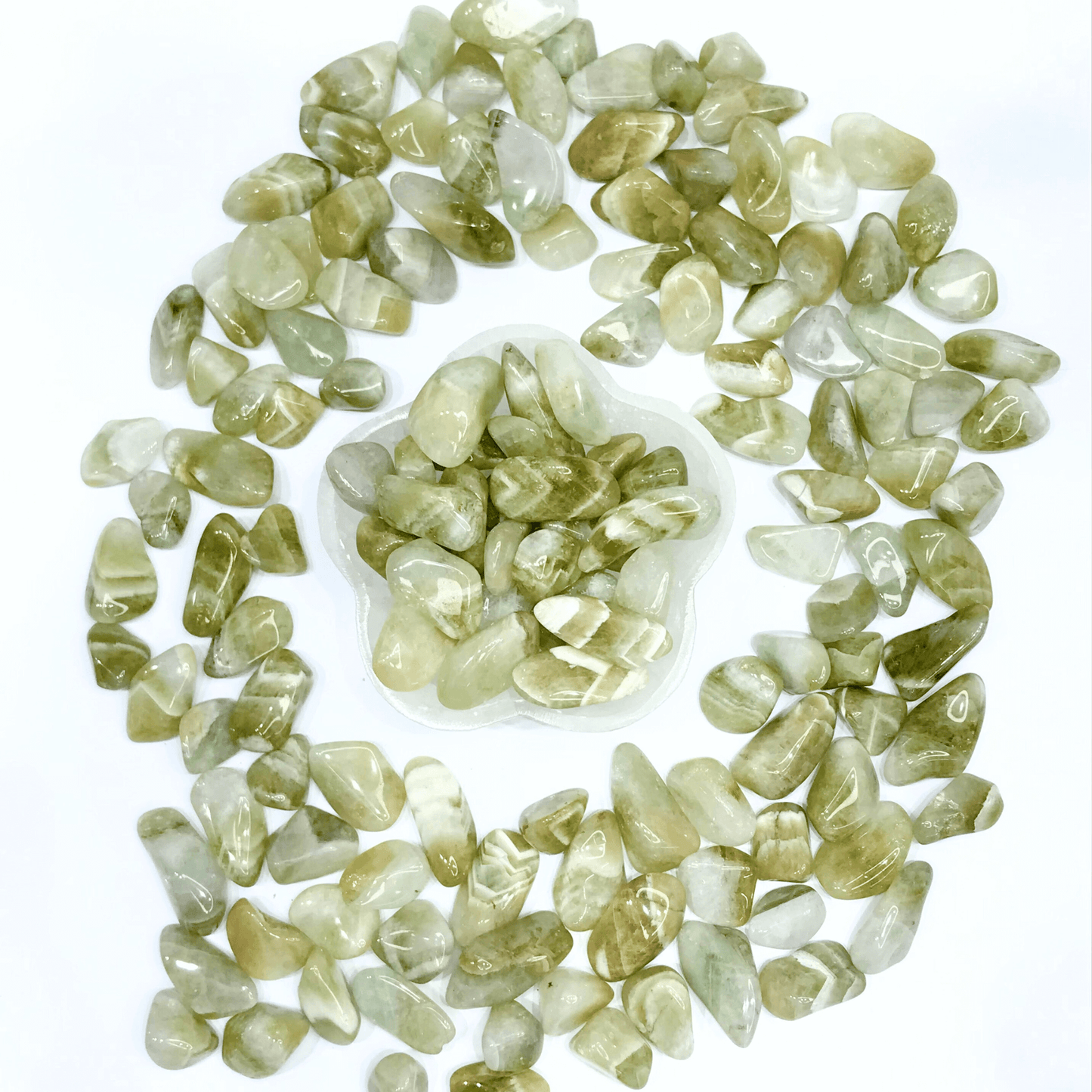 Prasiolite Tumbled Stone