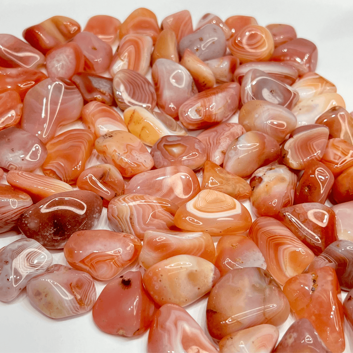 Apricot Agate Tumbled Stone