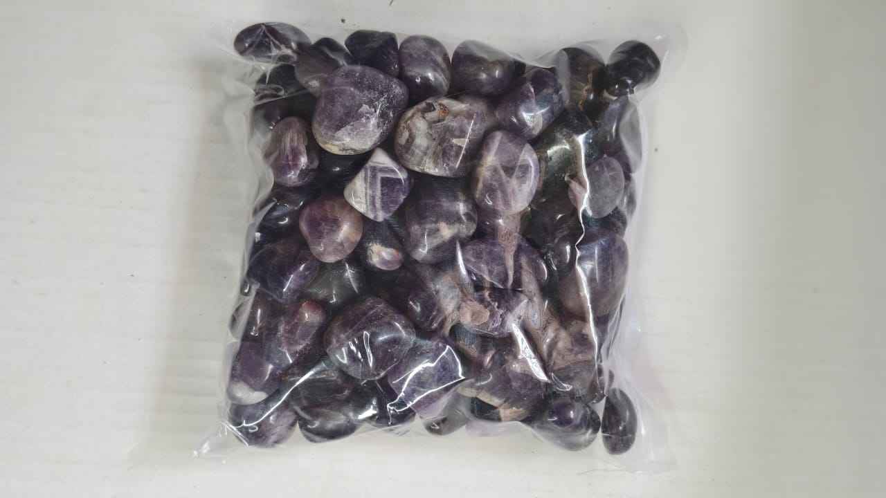 AMETHYST TUMBLE STONE - 1 KG