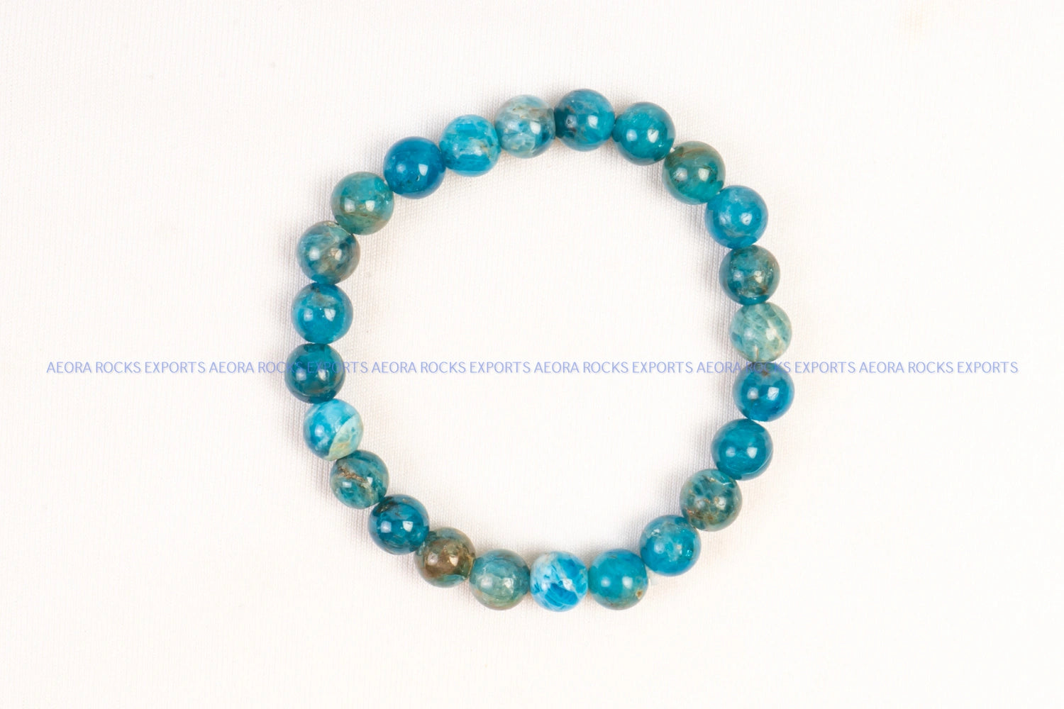 Apatite buying Bracelet Gemstone Silver Layering Skinny Bracelet Ocean Blue Real Apatite