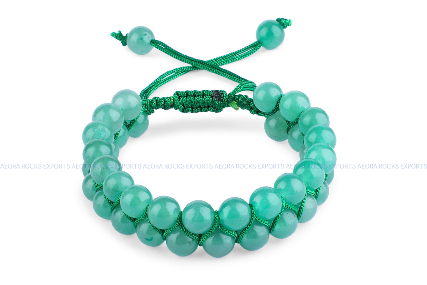 Green Aventurine String Bracelet in India - Aeora Rocks