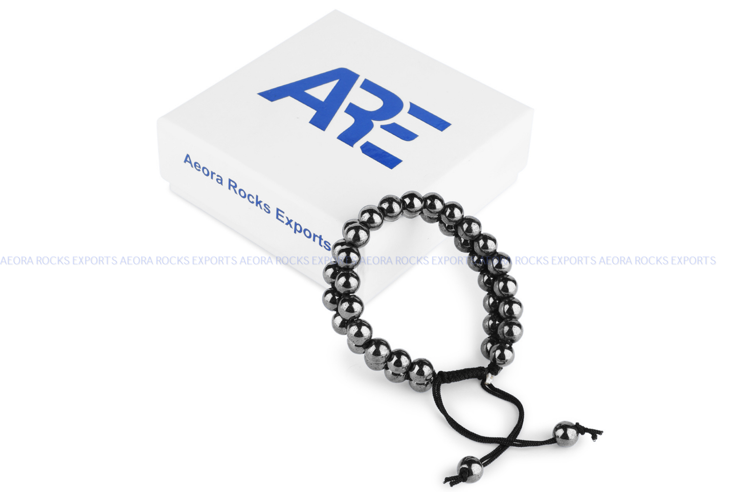 Hematite String Bracelet in india - Aeora Rocks