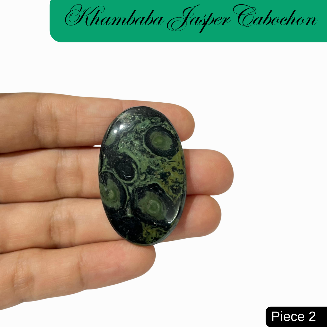 Khambaba Jasper Cabochones