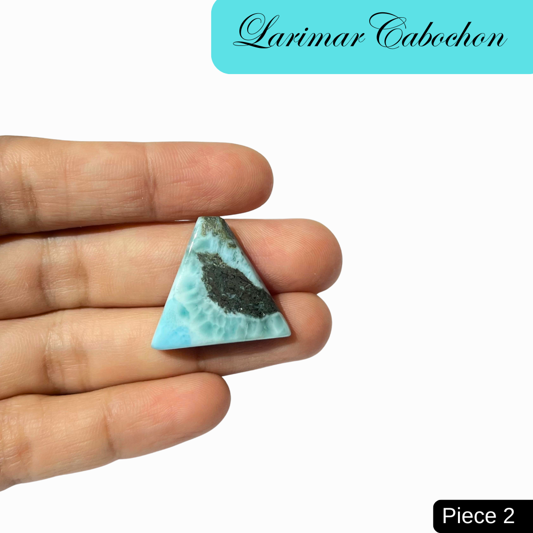 Larimar cabochons