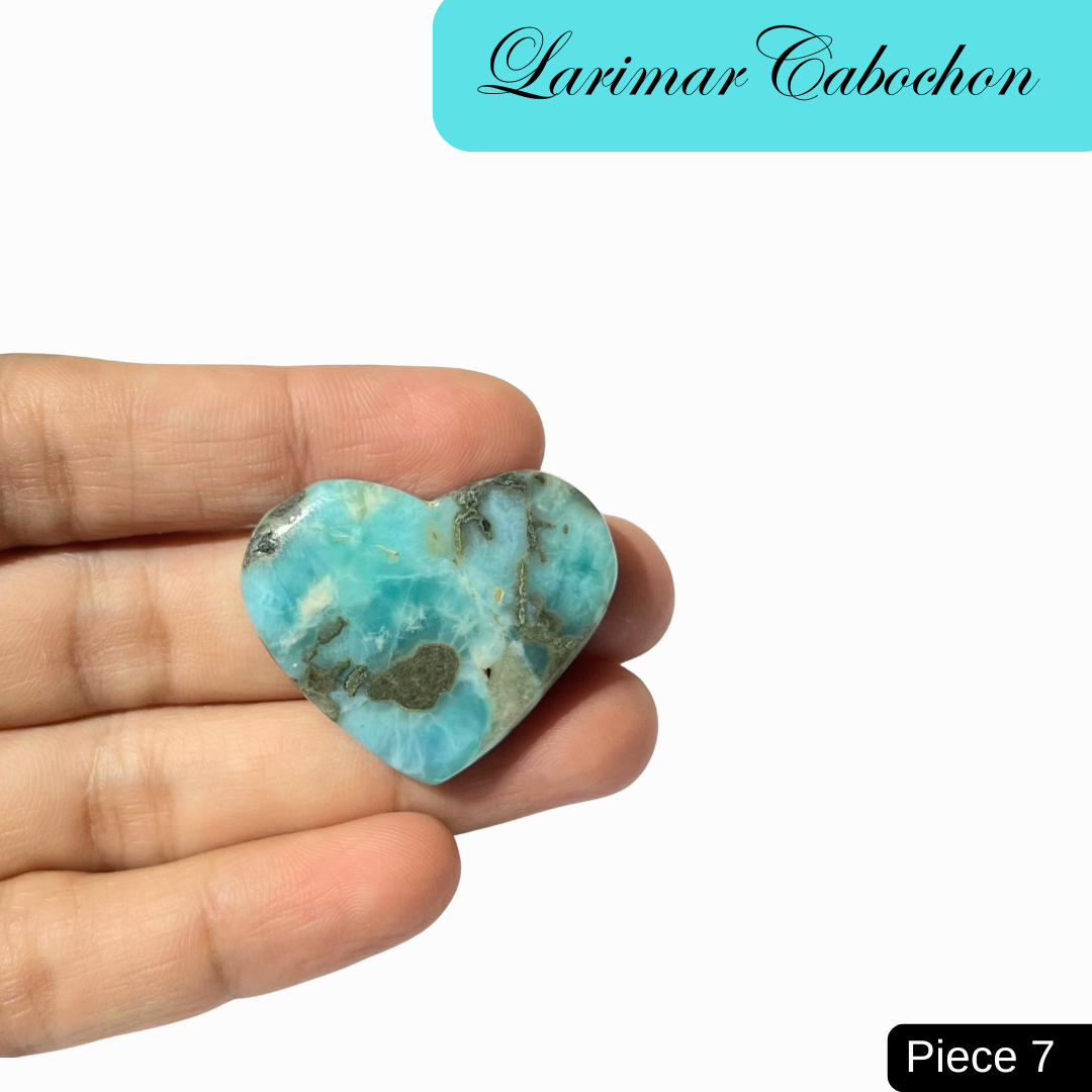 Larimar cabochons