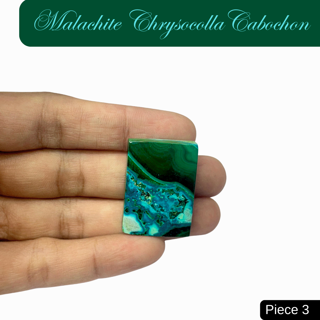 Malachite Chrysocolla Cabochons