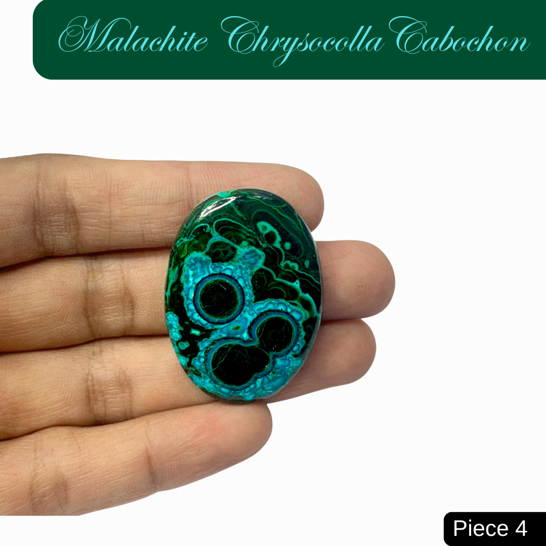Malachite Chrysocolla Cabochons