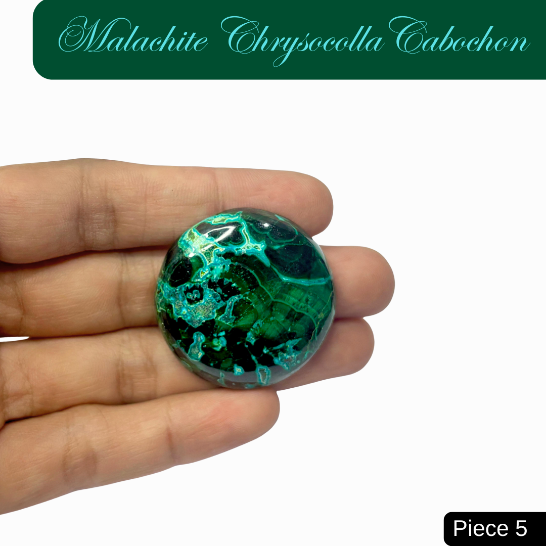 Malachite Chrysocolla Cabochons