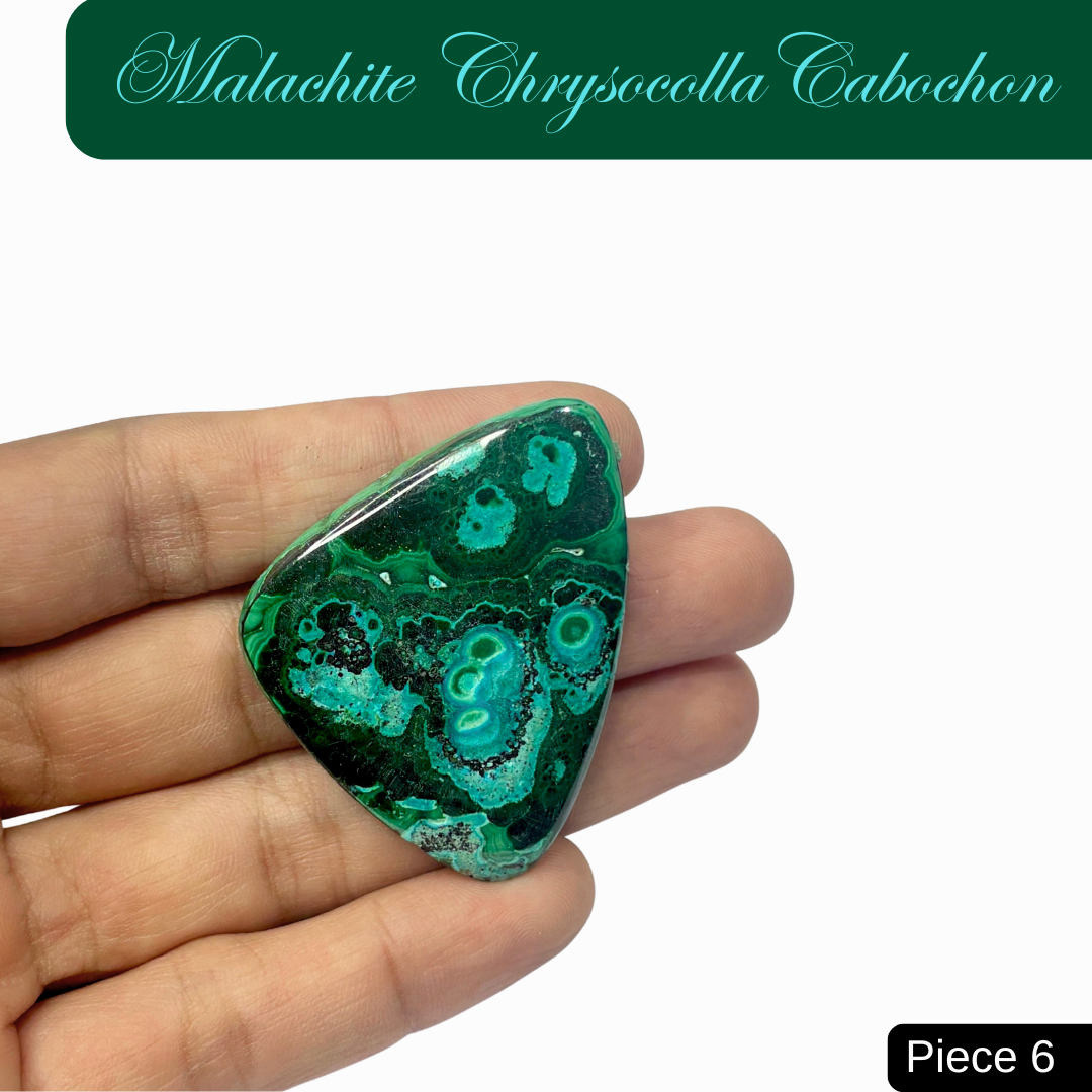 Malachite Chrysocolla Cabochons
