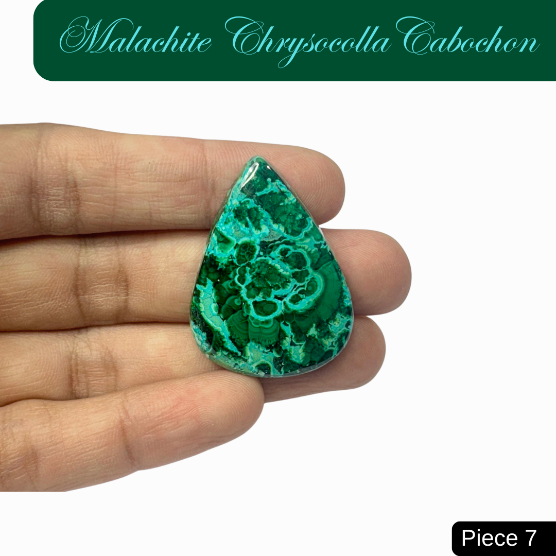 Malachite Chrysocolla Cabochons