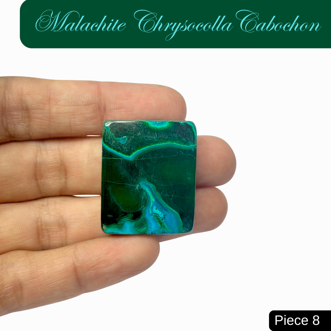 Malachite Chrysocolla Cabochons