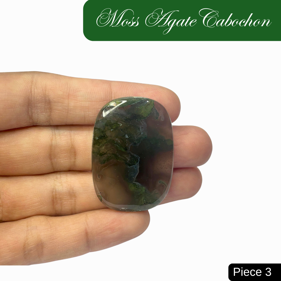 Moss Agate Cabochons