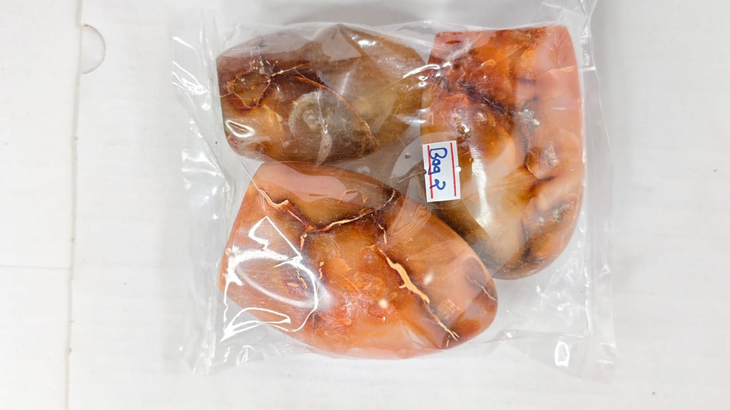 RED CARNELIAN - 1 KG - BAG 2-3PCS
