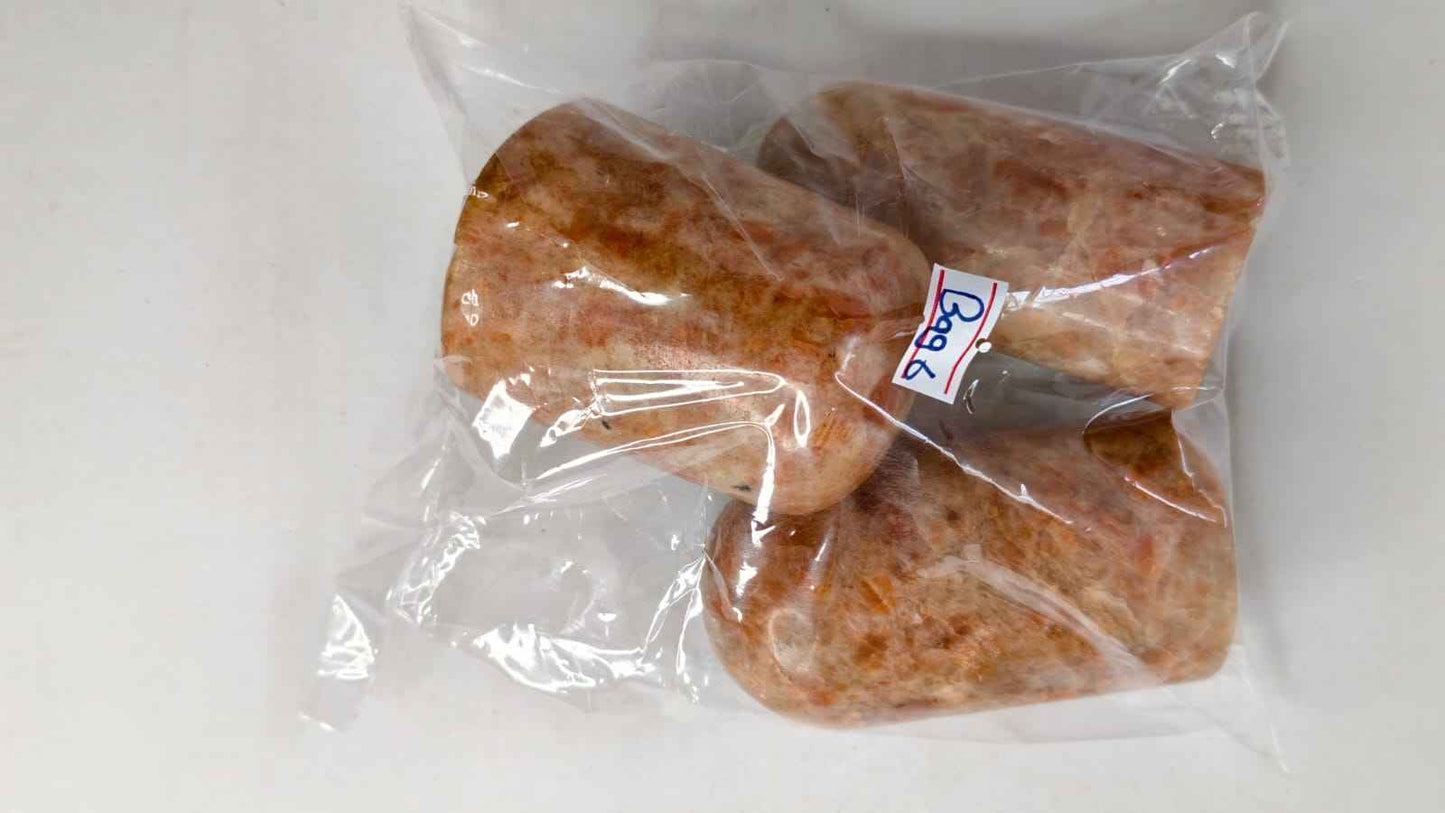 SUN STONE FREEFORM STONES -1KG -BAG 6 -3PCS