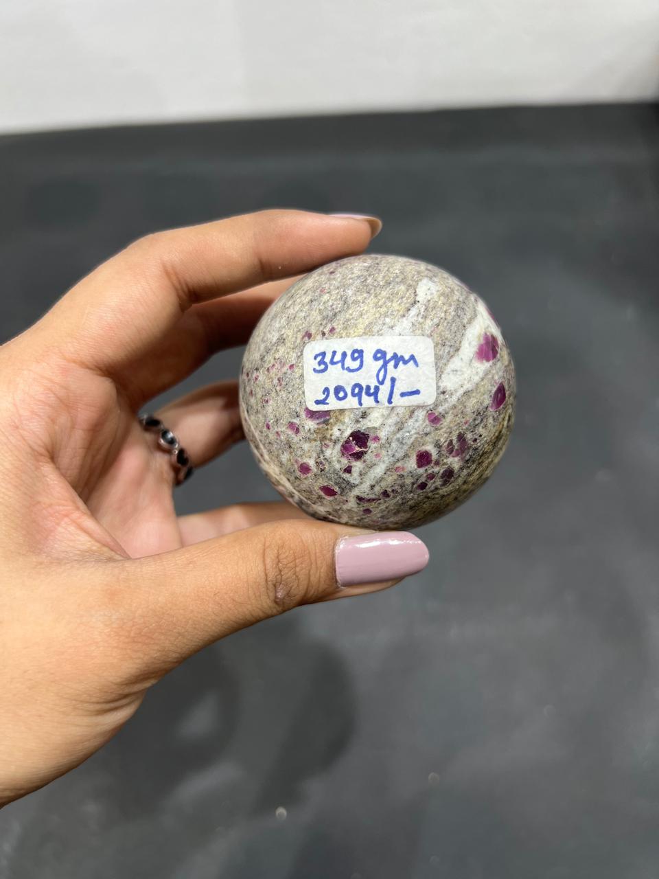 Ruby With Albite 349g