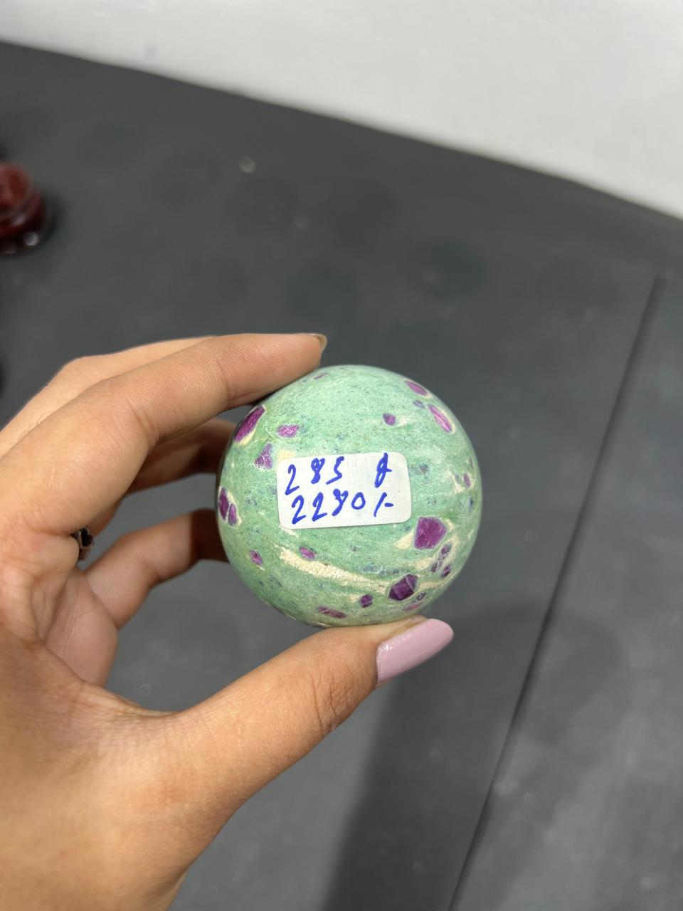 Ruby Zoisite Sphere 283g