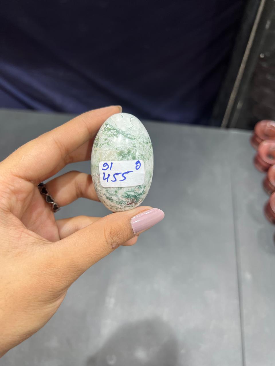 Tree Agate Lingam 91g