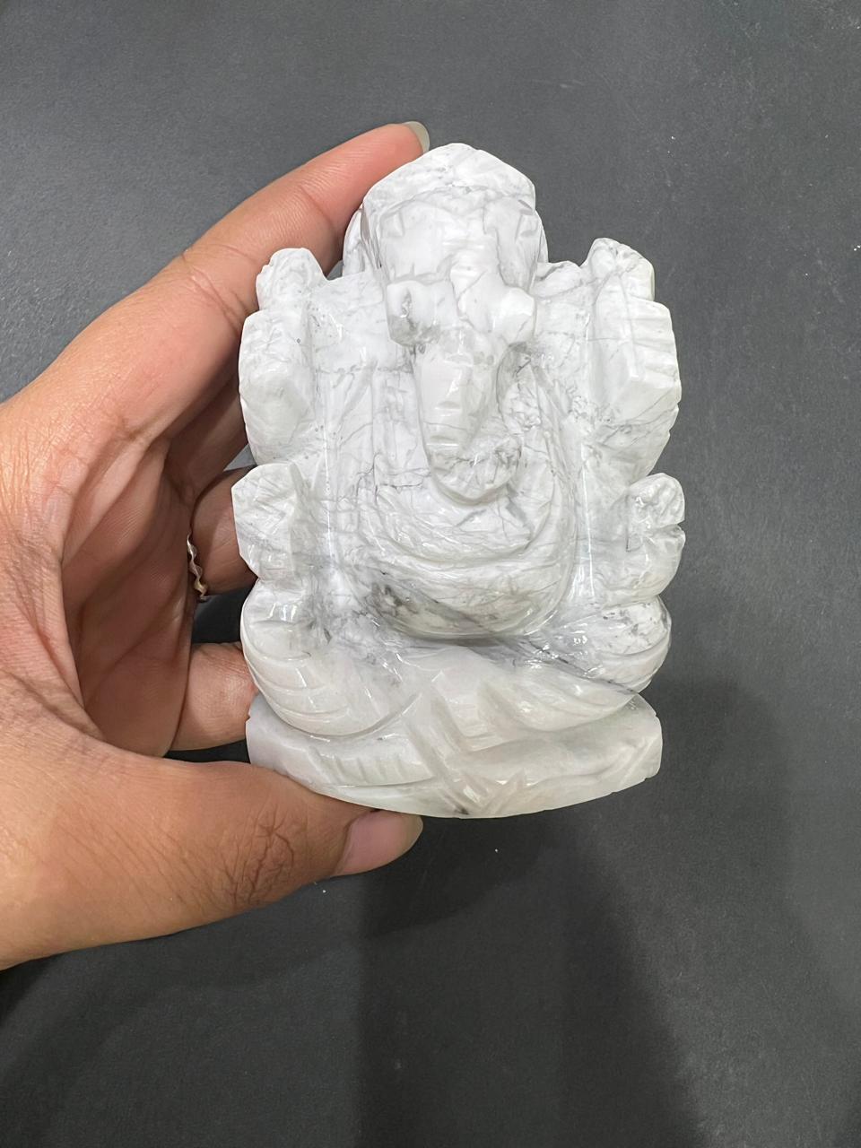 Howlite Ganesha