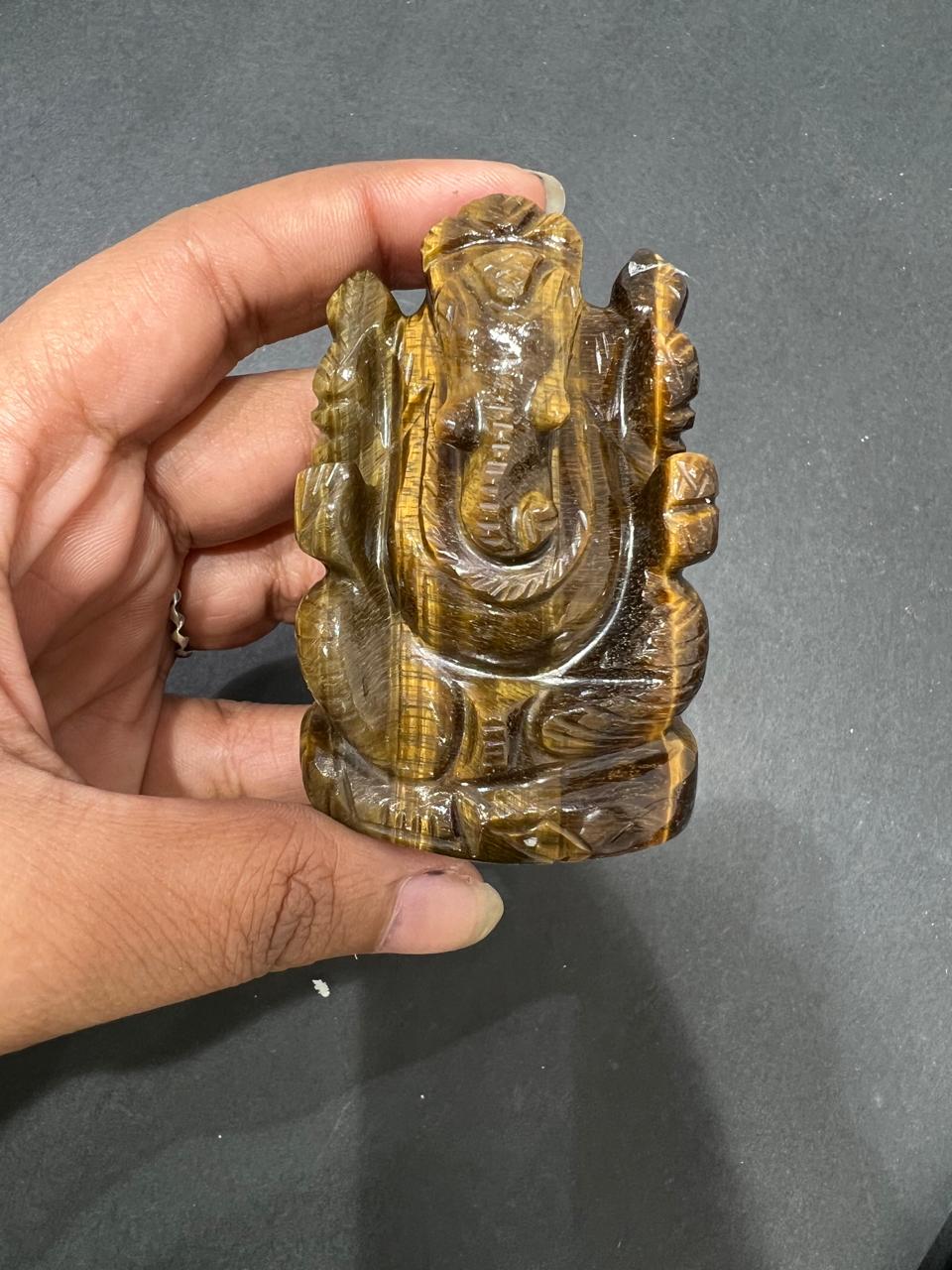 Tiger Eye Ganesha