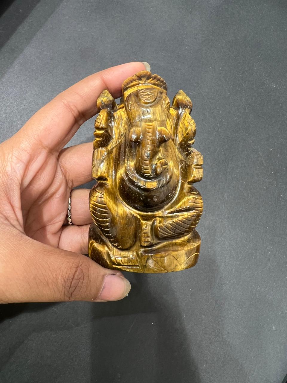 Tiger Eye Ganesha