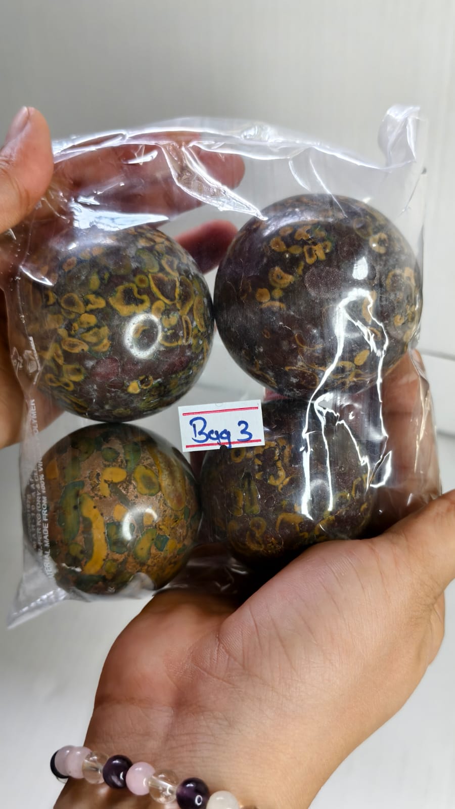 FRUIT JASPER SPHERE BAG 3 - 1 KG, 4 PCS