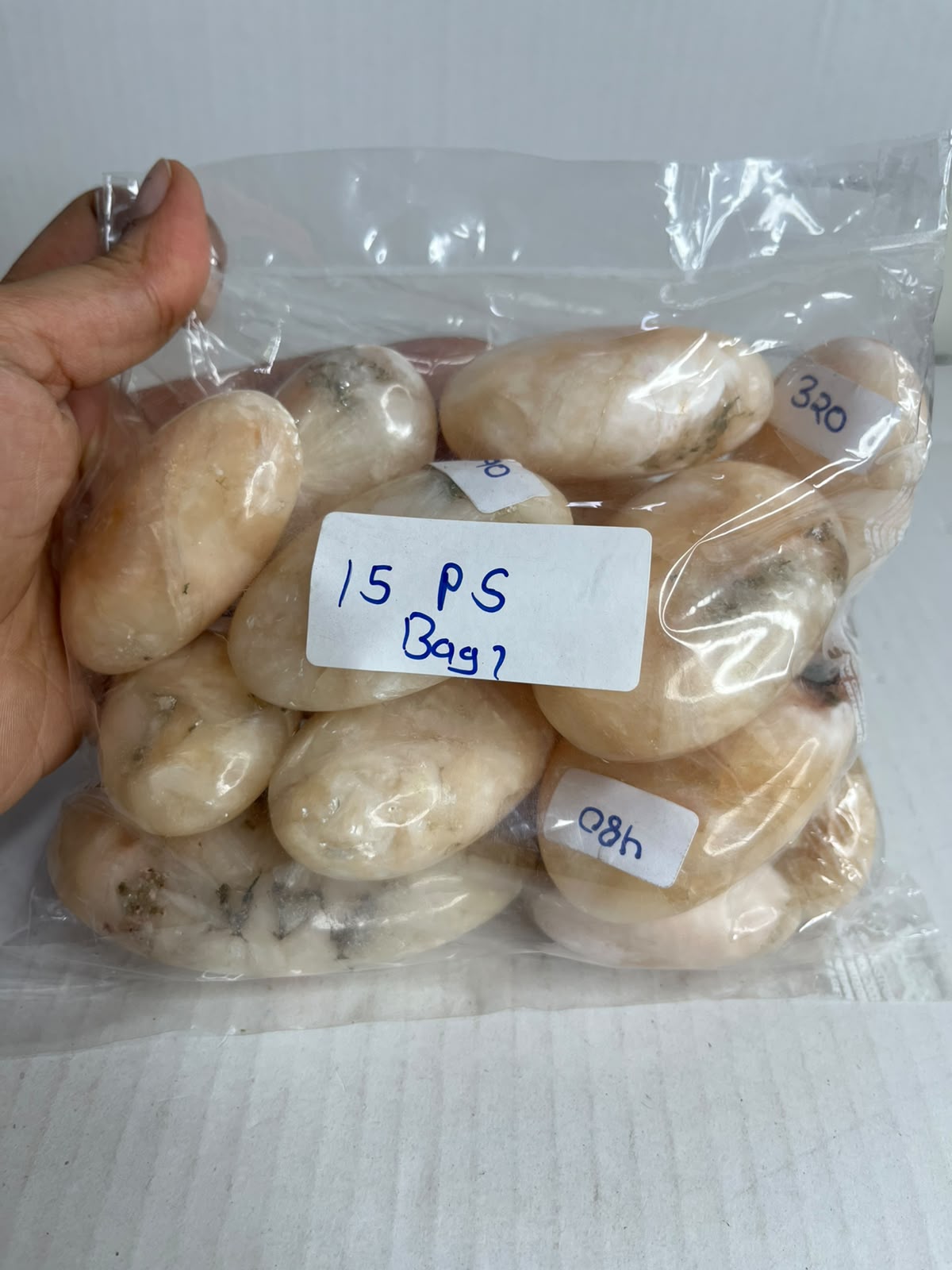STILBITE PALMSTONES BAG 1 - 1 KG, 15 PCS
