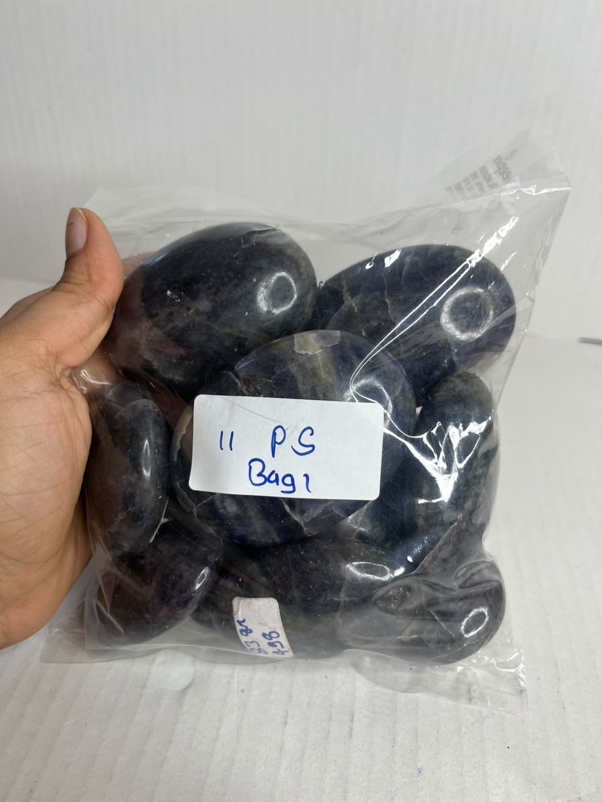IOLITE PALMSTONES BAG 1 - 1 KG, 11 PCS