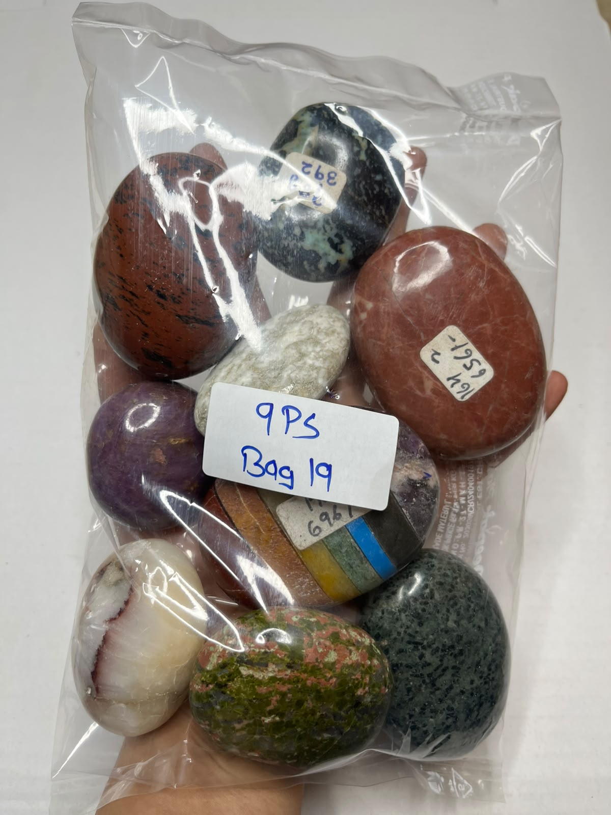 MIX STONE PALMSTONES BAG 19 - 1 KG, 9 PCS