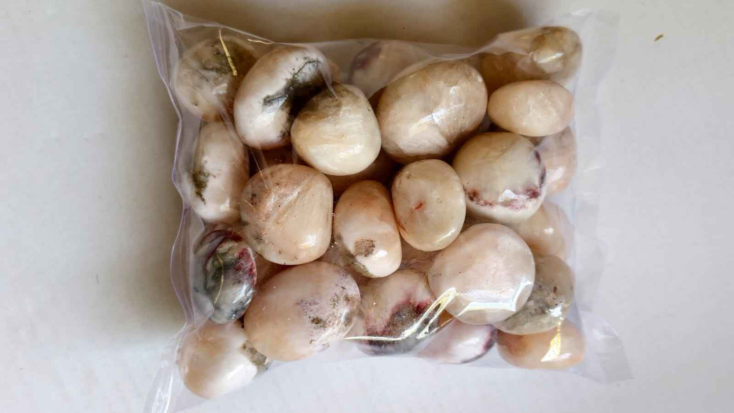 HUELANDITE TUMBLE STONES - 1 KG