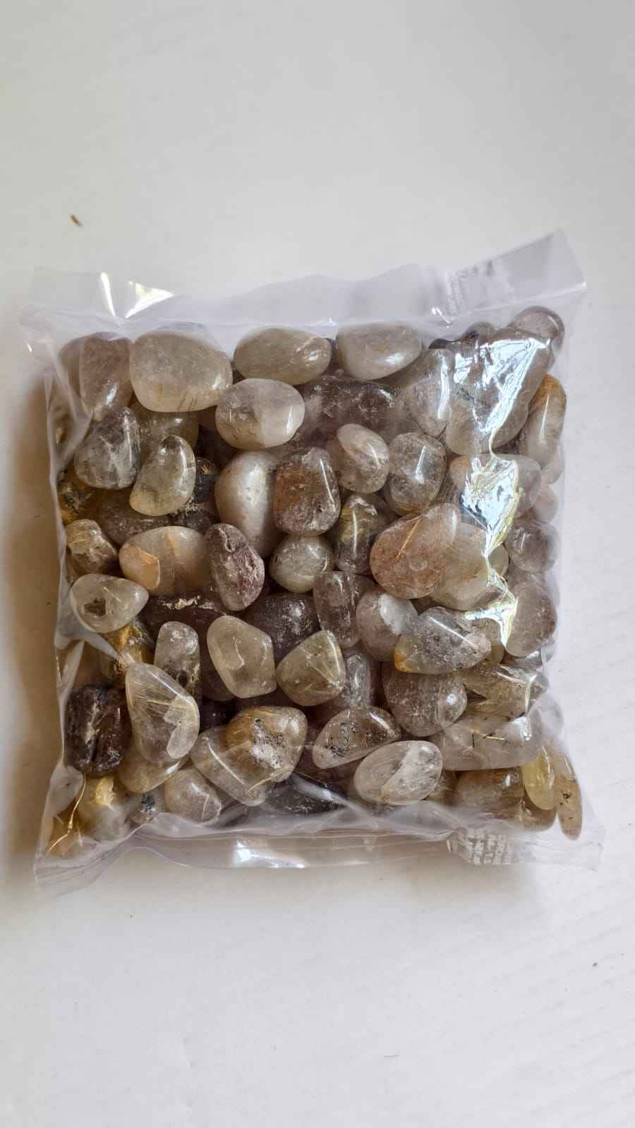 RUTILE TUMBLE STONES - 1 KG