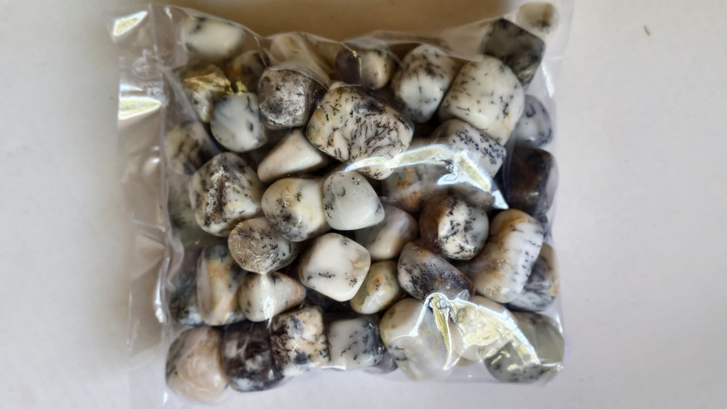 DENDRITE TUMBLE STONES - 1 KG