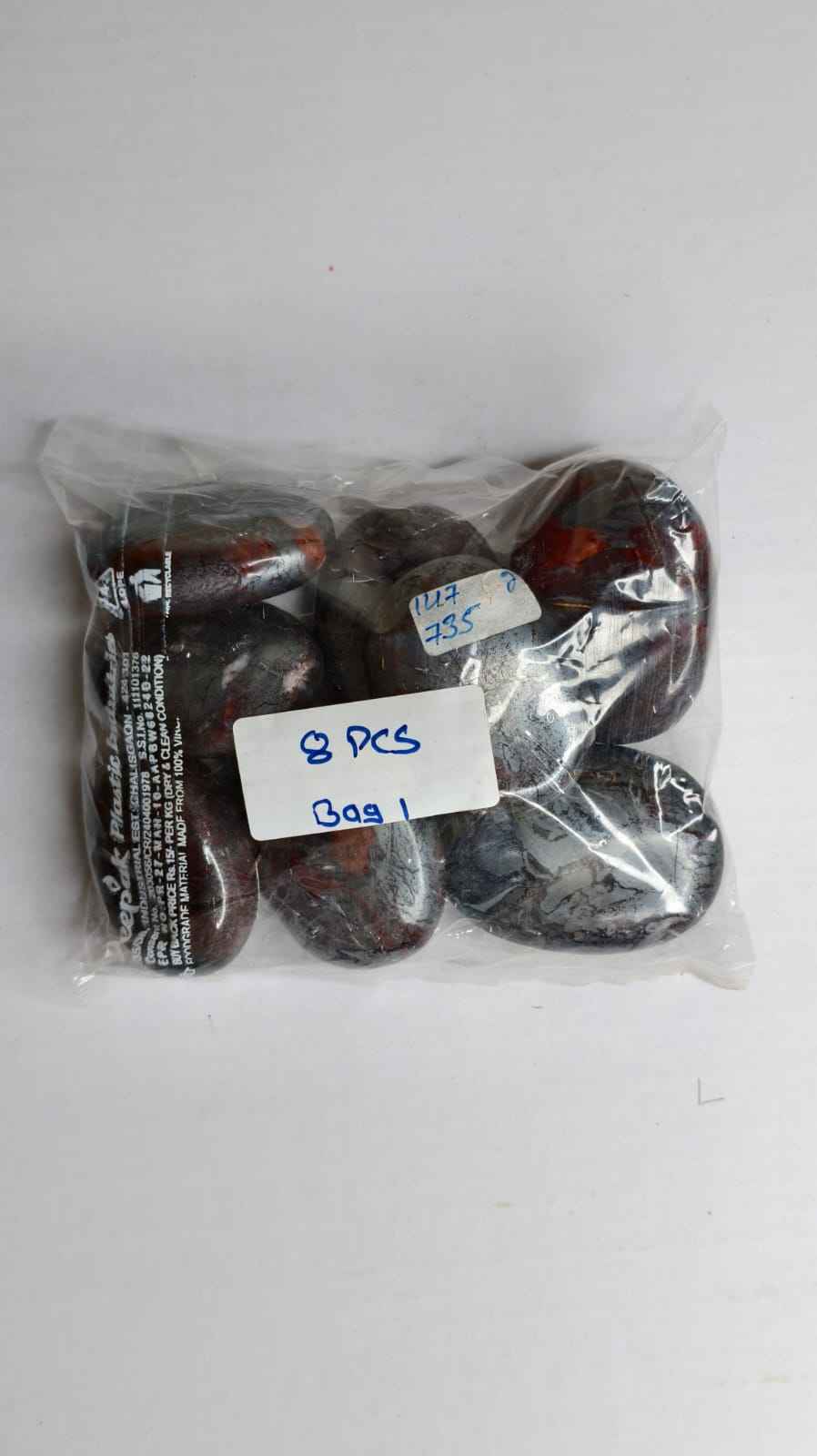JASPERLITE PALMSTONES BAG 1 - 1 KG, 8 PCS