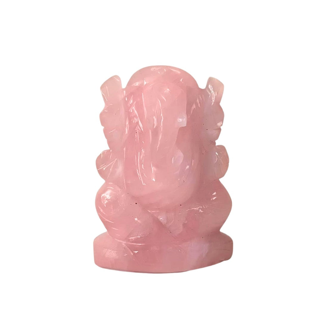 Rose quartz Ganesha