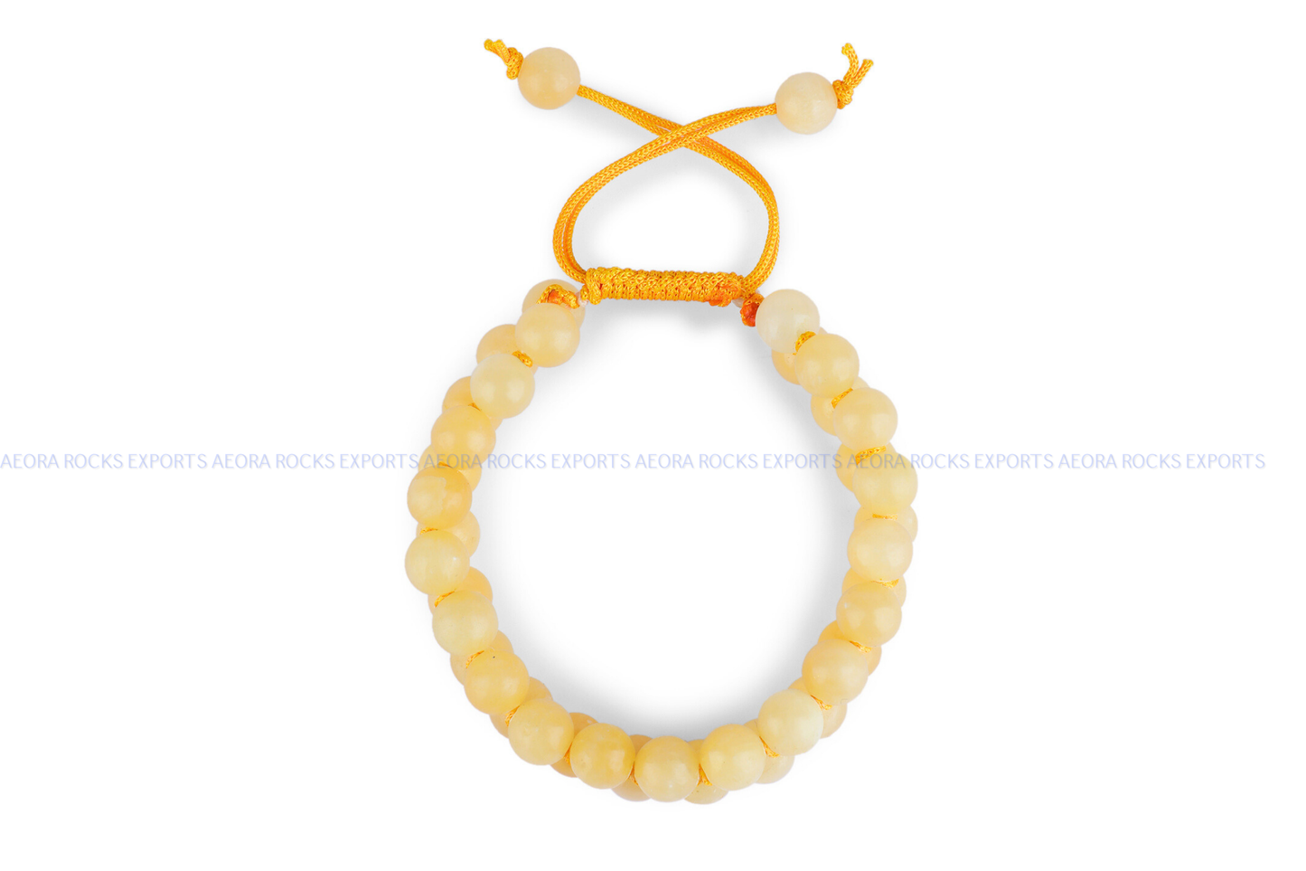 Yellow Calcite String Bracelet in India - Aeora Rocks