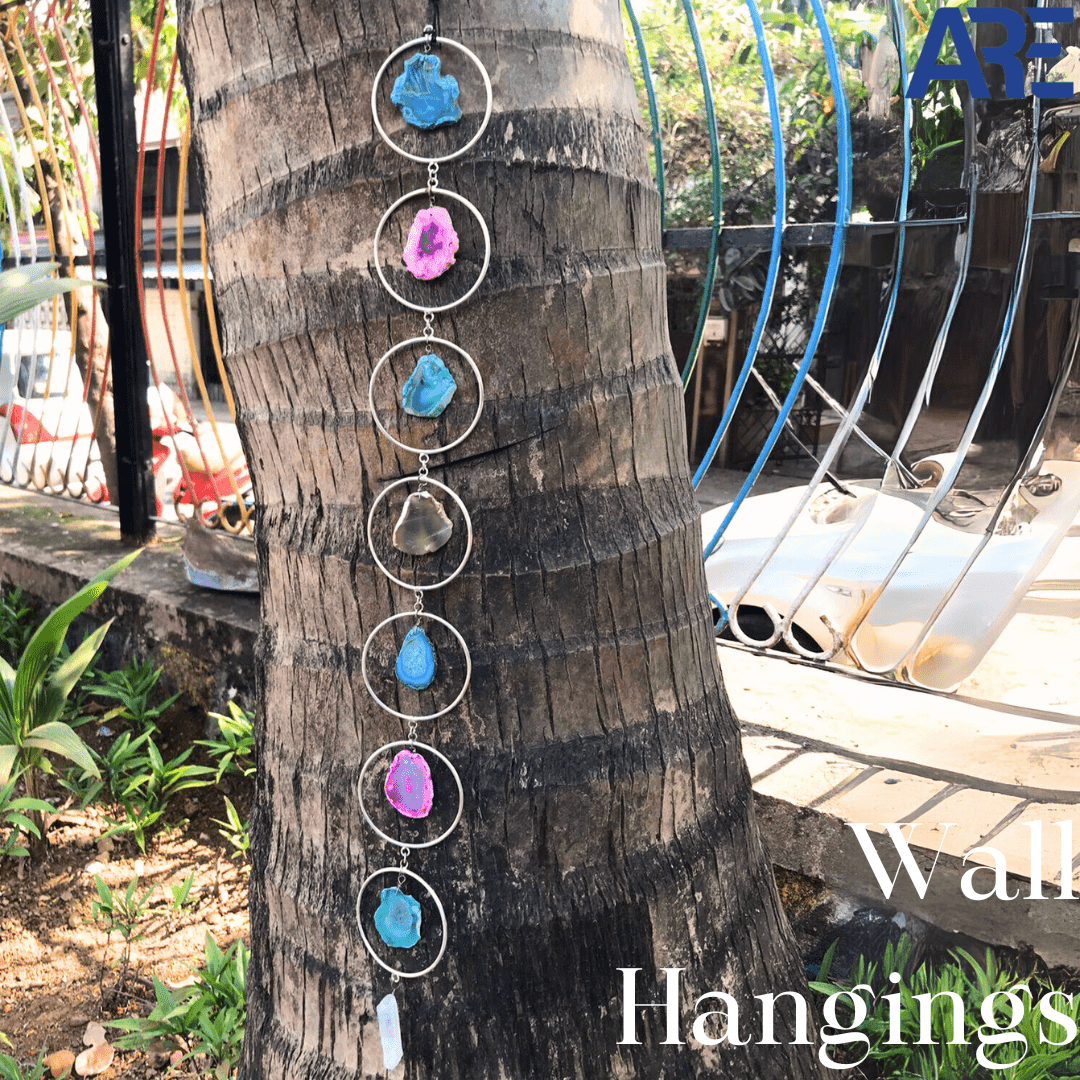 Agate Circle Wall Hangings in India - Aeora Rocks - AEORA ROCKS INDIA - Healing Crystals superstore