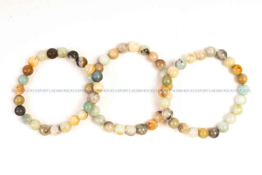Amazonite Bead Bracelet in India - Aeora Rocks