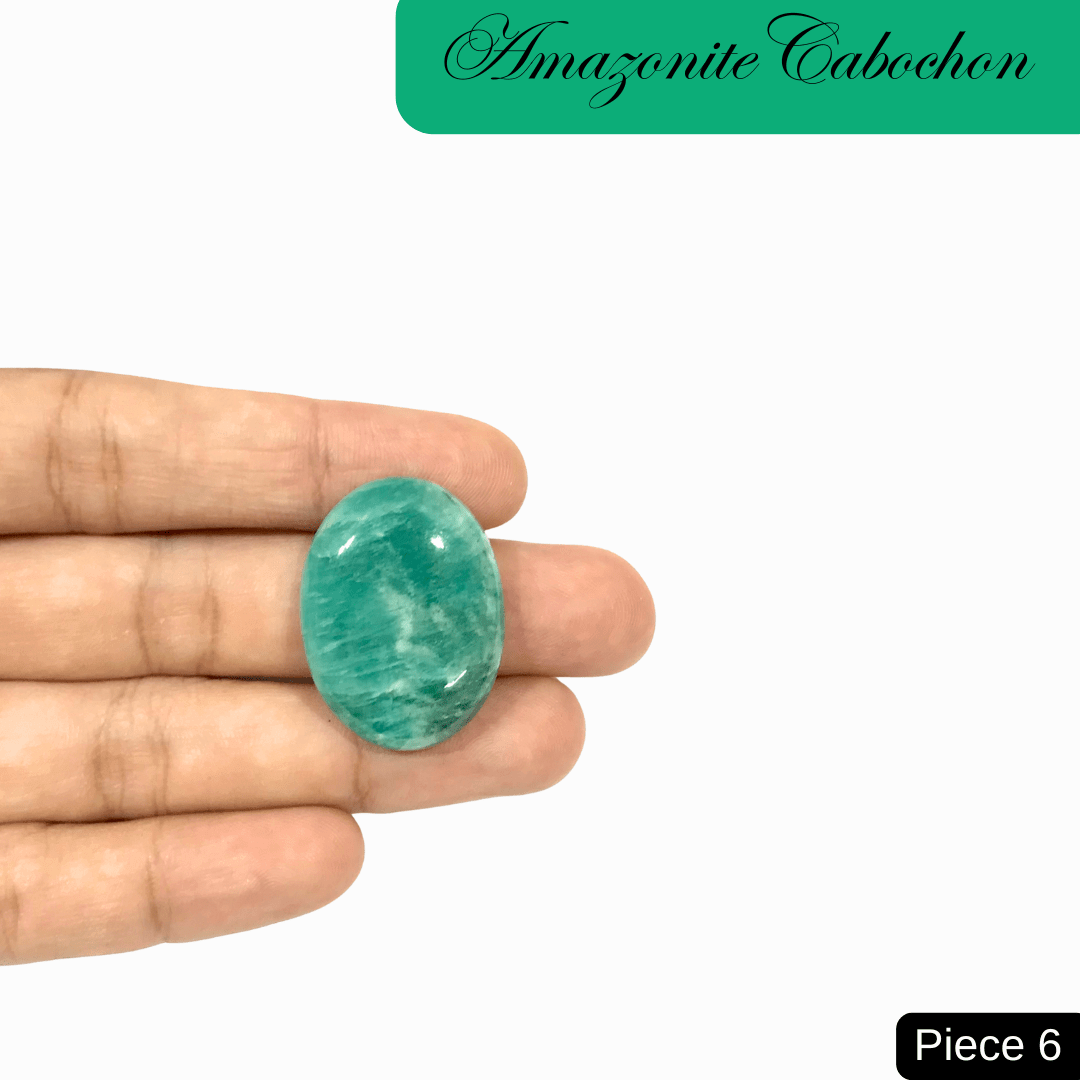 Amazonite Cabochons - AEORA ROCKS INDIA - Healing Crystals superstore