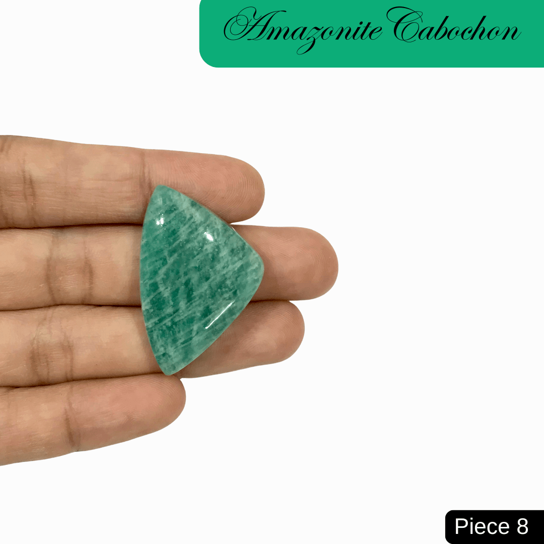 Amazonite Cabochons - AEORA ROCKS INDIA - Healing Crystals superstore