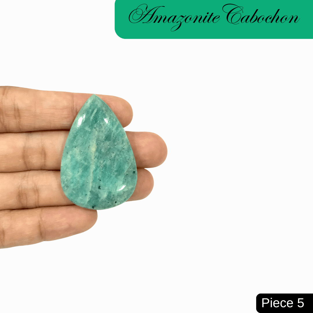 Amazonite Cabochons - AEORA ROCKS INDIA - Healing Crystals superstore
