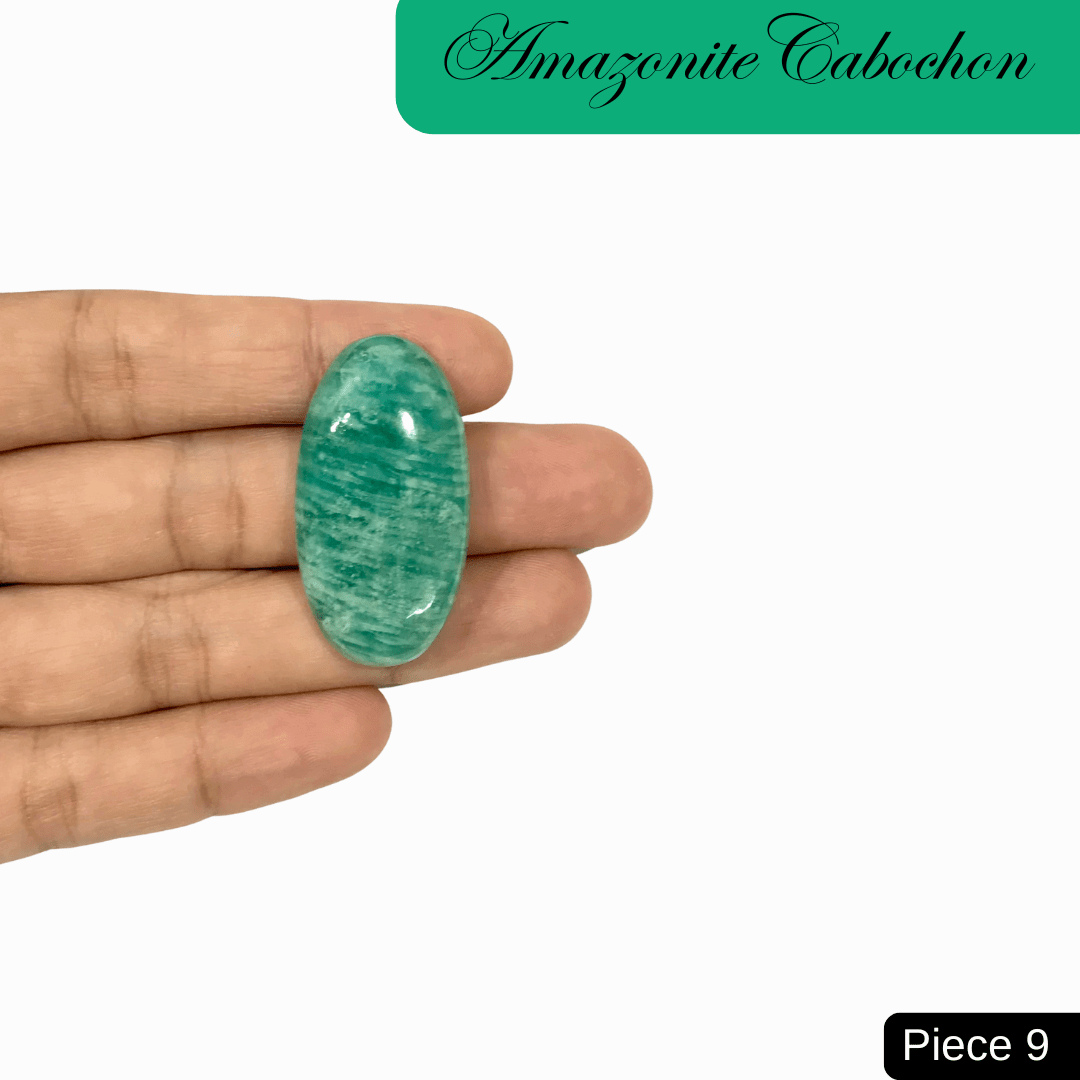 Amazonite Cabochons - AEORA ROCKS INDIA - Healing Crystals superstore