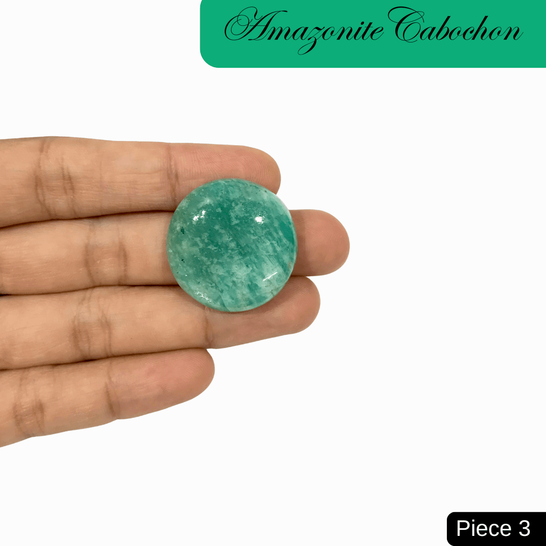 Amazonite Cabochons - AEORA ROCKS INDIA - Healing Crystals superstore
