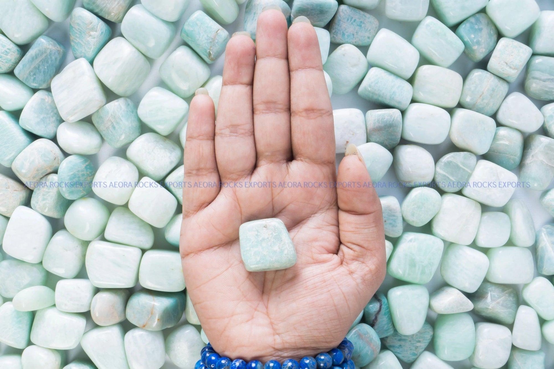 Amazonite Tumbled Stone - AEORA ROCKS INDIA - Healing Crystals superstore
