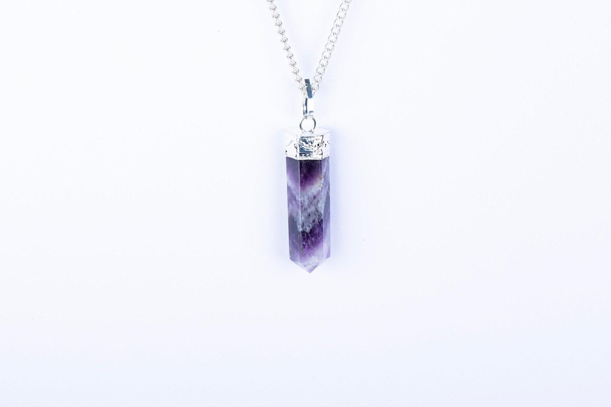 Amethyst Single Point Pendant - AEORA ROCKS INDIA - Healing Crystals superstore