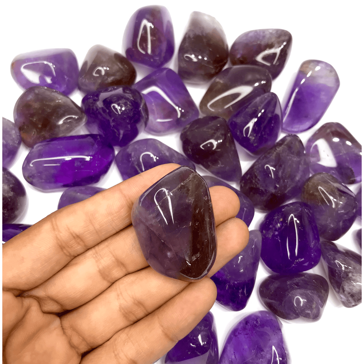 Ametrine Tumbled Stone - AEORA ROCKS INDIA - Healing Crystals superstore