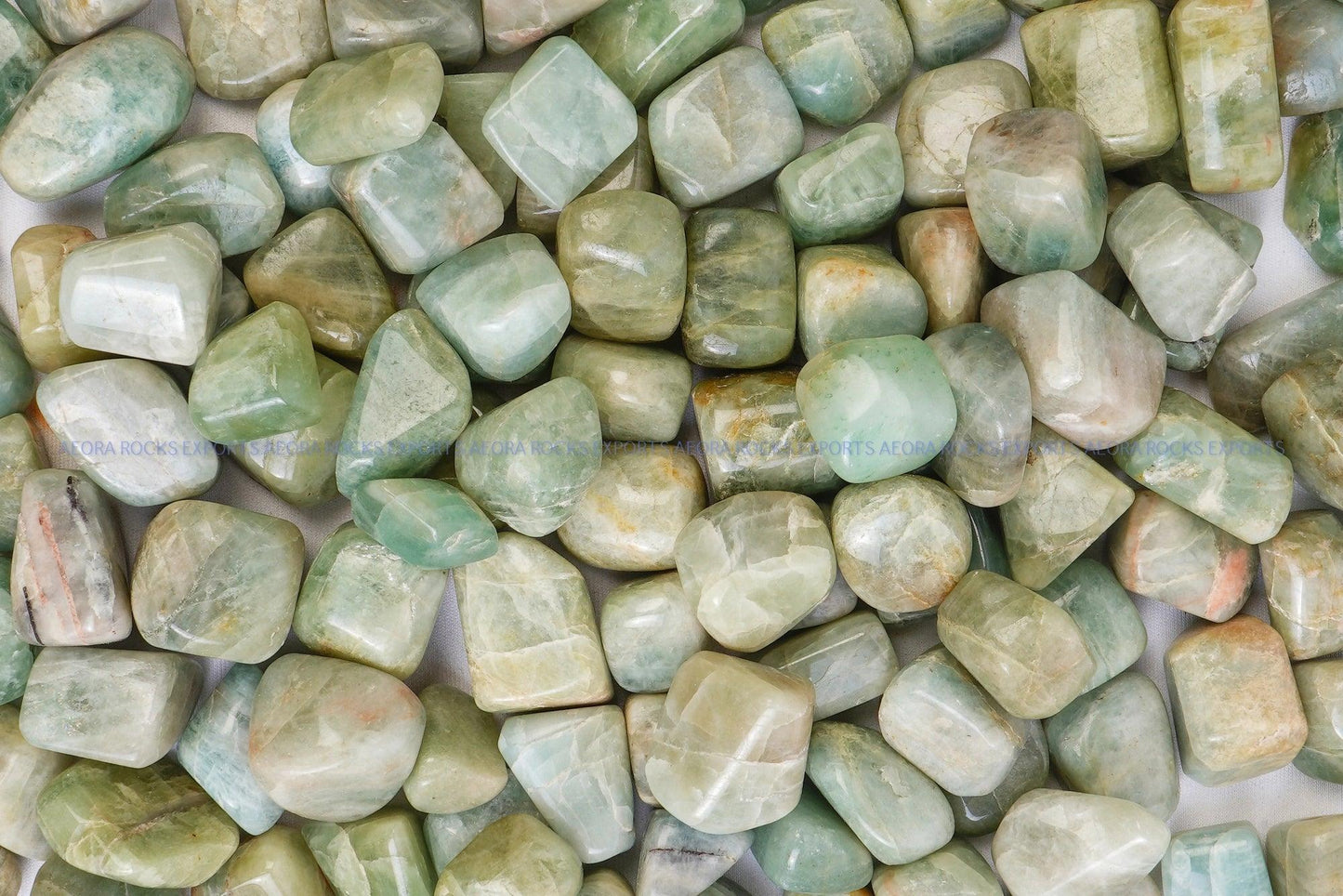 Aquamarine Tumbled Stone in India - Aeora Rocks