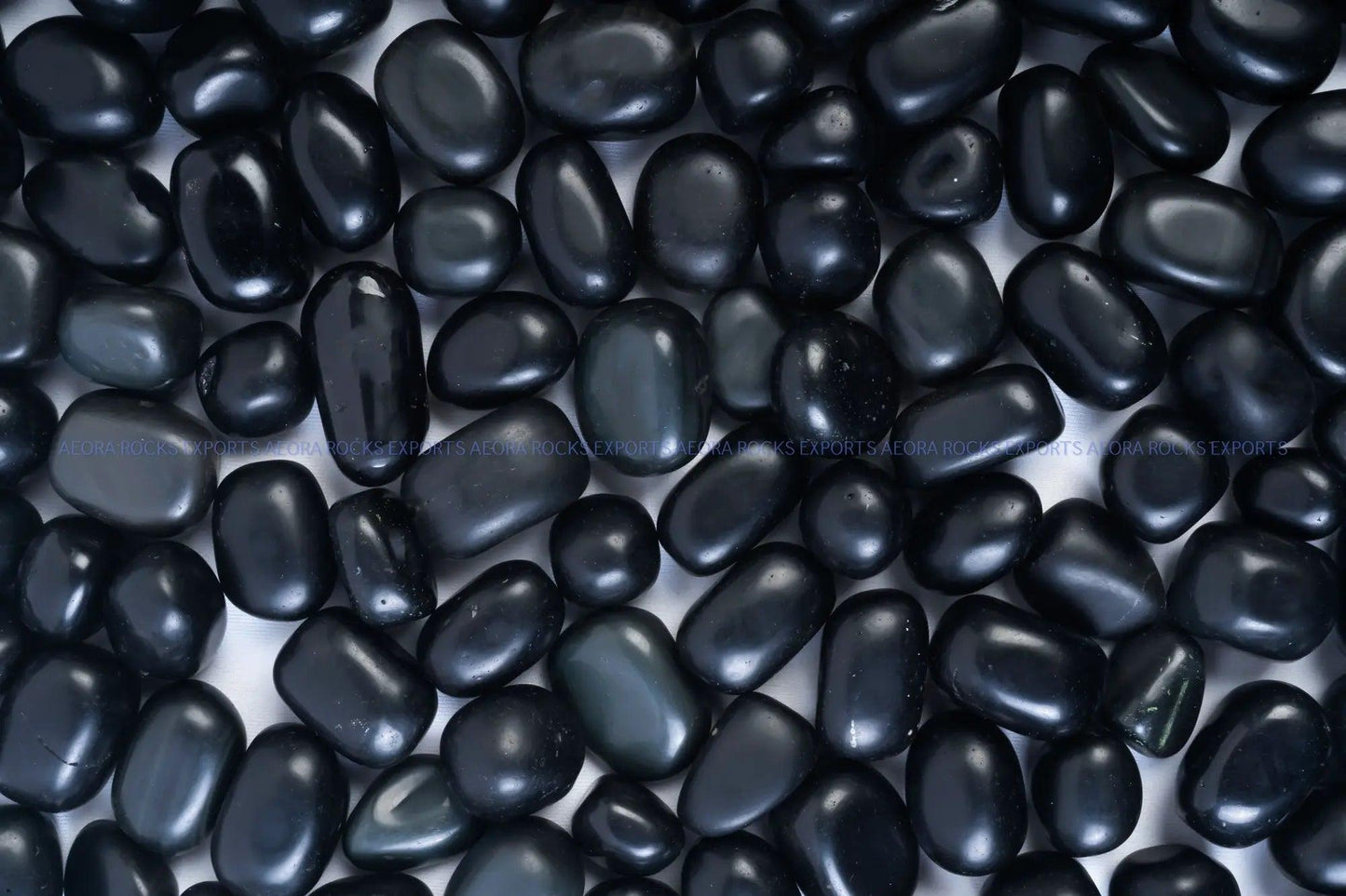 Black Obsidian Tumbled Stone - AEORA ROCKS INDIA - Healing Crystals superstore