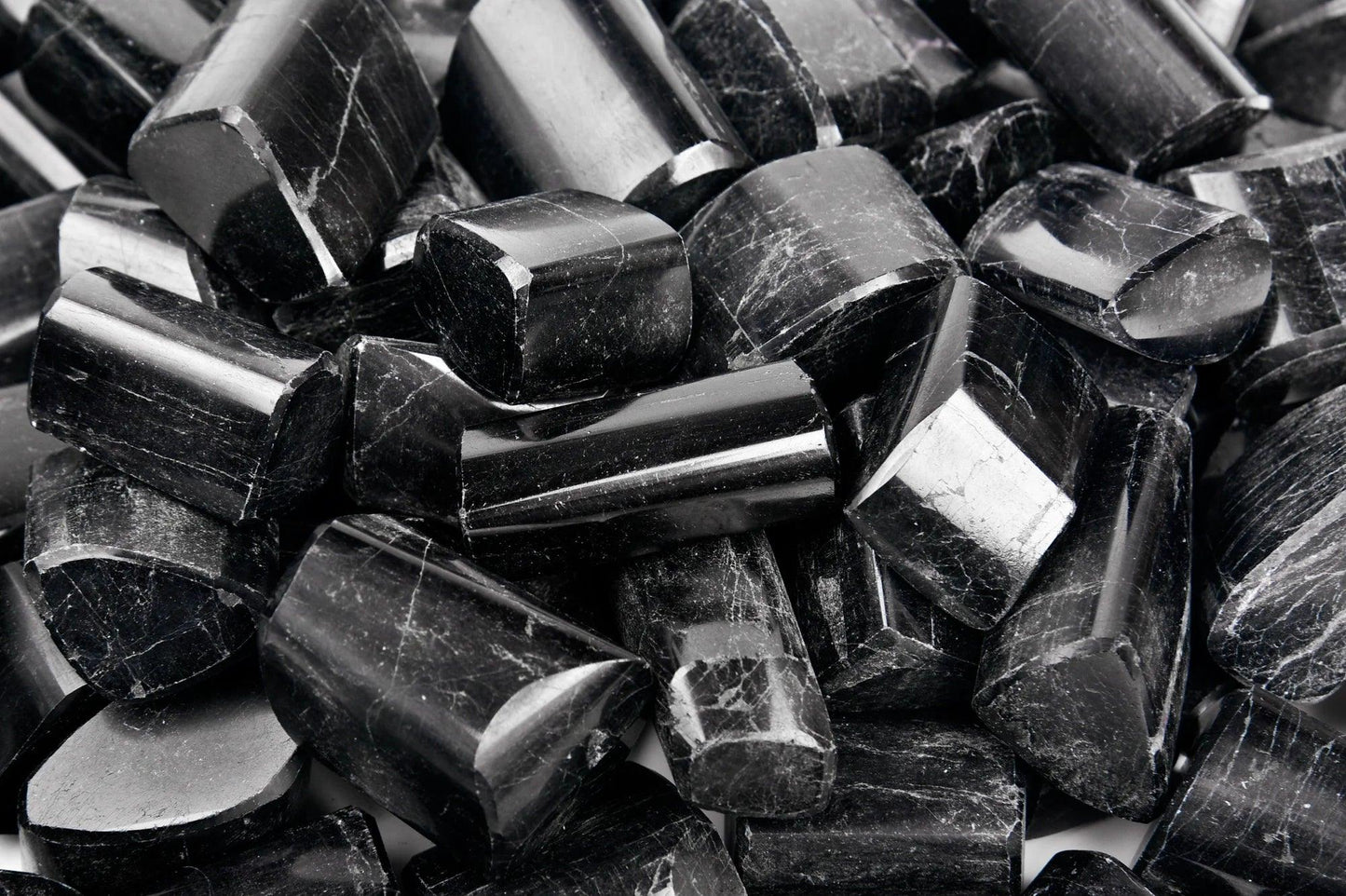 Black Tourmaline Tumbled Stone - AEORA ROCKS INDIA - Healing Crystals superstore