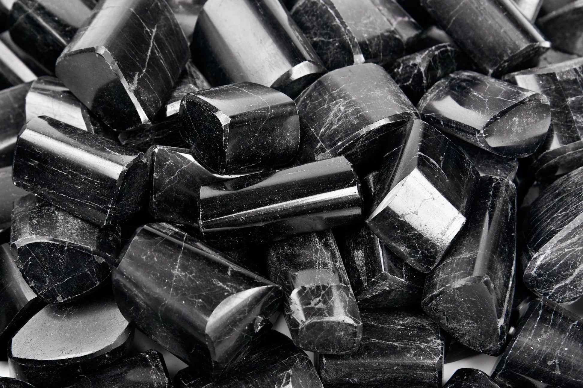 Black Tourmaline Tumbled Stone - AEORA ROCKS INDIA - Healing Crystals superstore