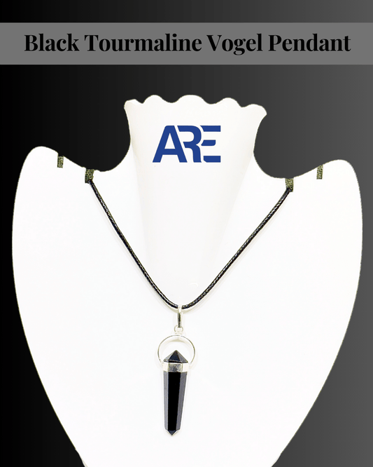 Black Tourmaline Vogel Pendant - AEORA ROCKS INDIA - Healing Crystals superstore