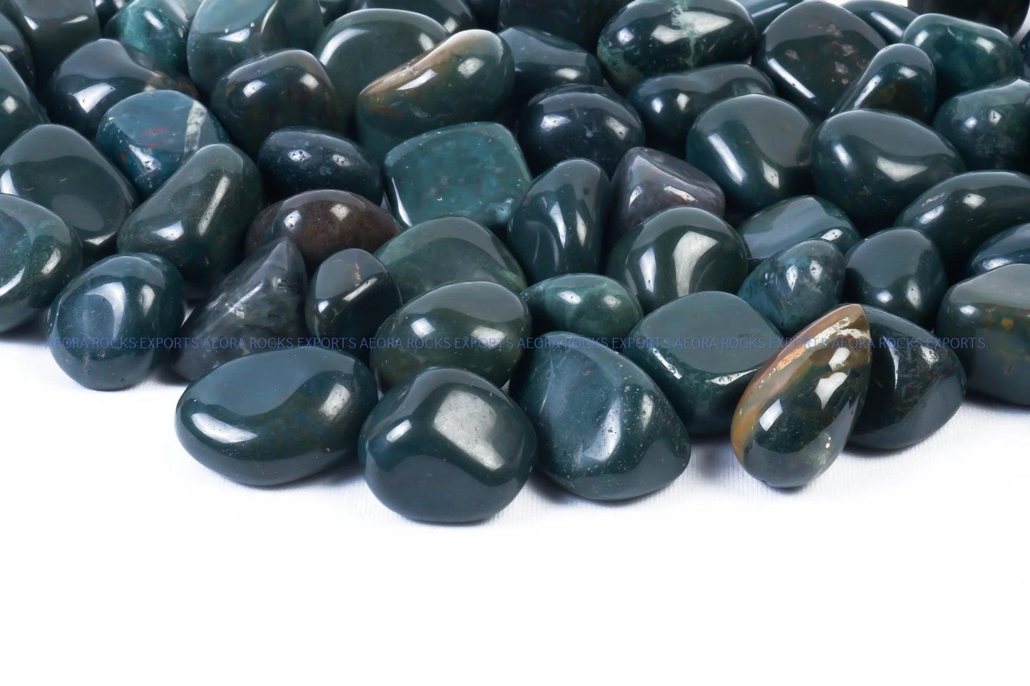 Bloodstone Tumbled Stone in India - Aeora Rocks - AEORA ROCKS INDIA - Healing Crystals superstore